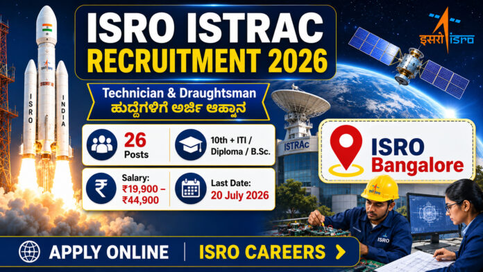 isro-istrac-technician-draughtsman-recruitment-2026